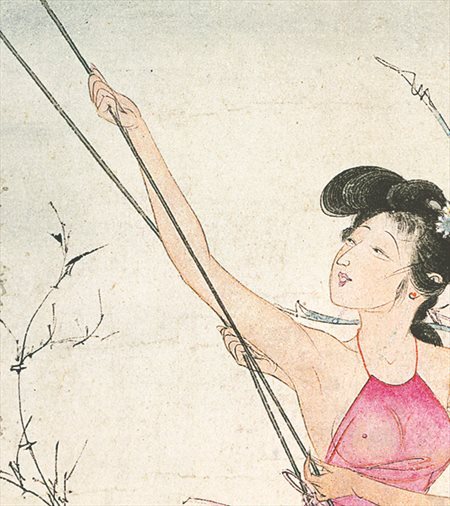 马边-胡也佛的仕女画和最知名的金瓶梅秘戏图